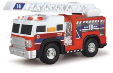 Camion De Pompiers 30Cm Avec Lumière Et Son Échelle Jouet Pour Enfants