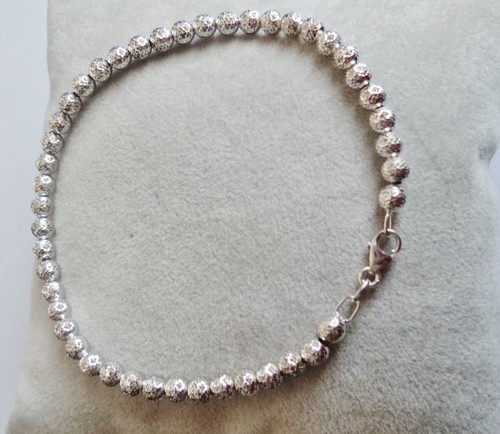 Bracelet blanc massif 750 - bracelet, or