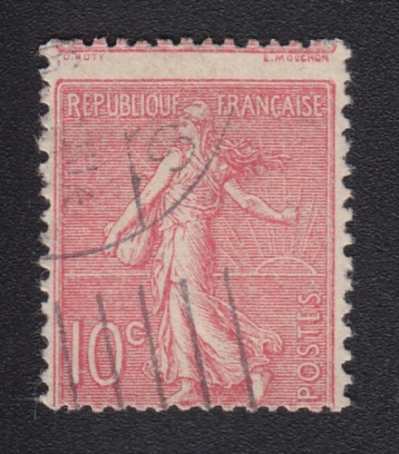 Semeuse 10c rose 129 y - 10c, y&t