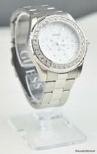 FREE Ship USA Watch GUESS Silver Steel Multifunction Ladies New U11052L1 Prime