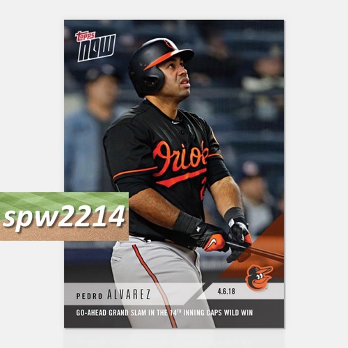 2018 topps now - topps, alvarez
