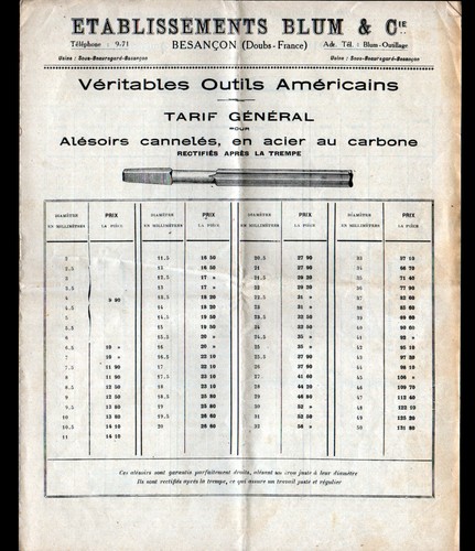 Besancon outillage - (25),