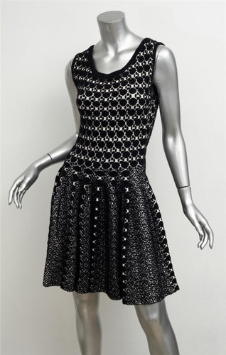 Alaia black cream boucle knit - alaia,