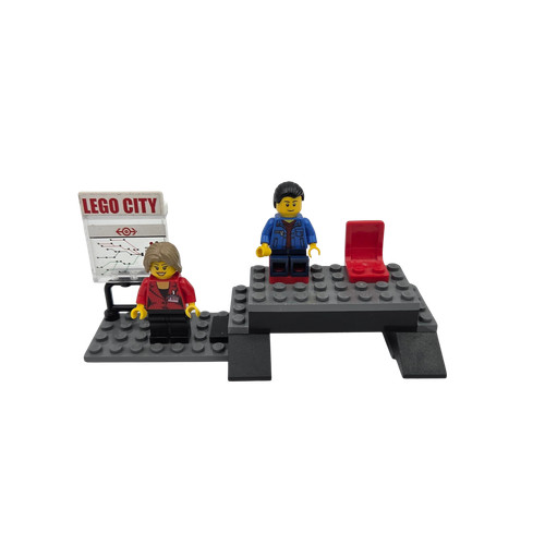 Lego train chemin - train, 9v