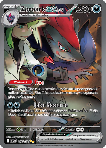 Carte pokémon zoroark - carte, de