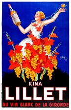 POSTER AFFICHE  LILLET