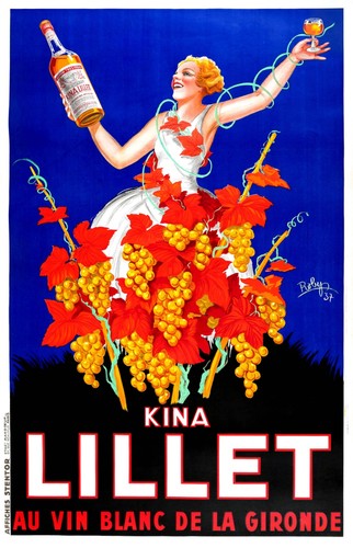 Poster affiche lillet - affiche,