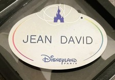 Disneyland Paris Nametag Cast
