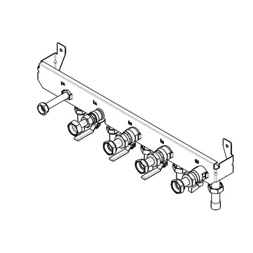 Kit barrette robinetterie - barrette,