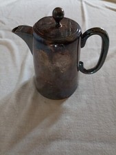 Ancien Pichet, Pot En Métal Argenté, Sheffield,England. Dans Son Jus. Vintage 