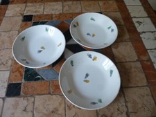RARE 3 ASSIETTES  CREUSES