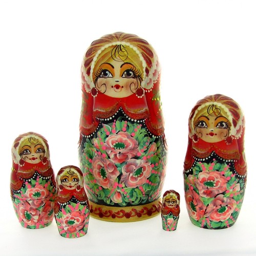 Poupées russes h17 - poupées, peint