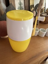 Lillo Pedrini moulin broyeur glace vintage jaune pop neuf
