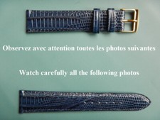 18 mm BRACELET COUSU BLEU