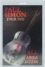 PAUL SIMON 2002 Carte Pass