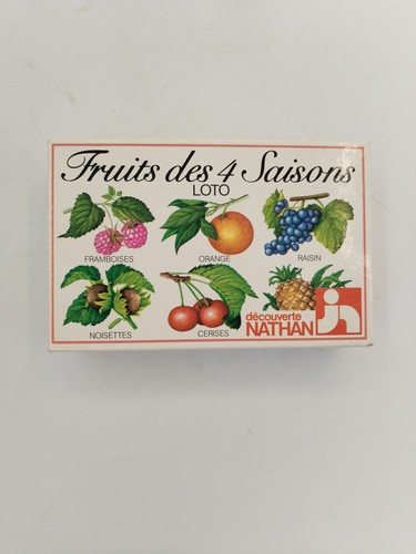 1979 jeux nathan fruits - fruits, des