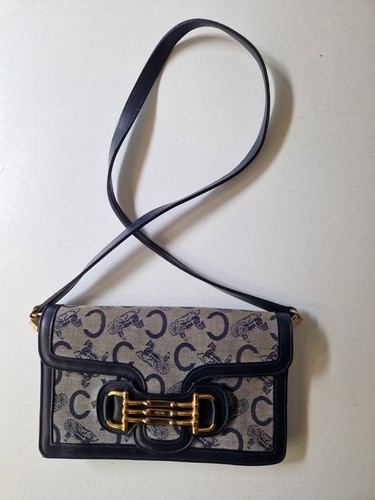 Sac celine bleu marine - sac, vintage