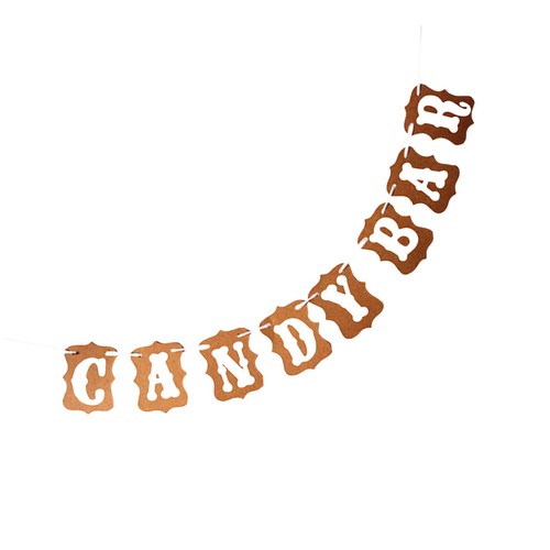 Vintage candy bar bunting - vintage,