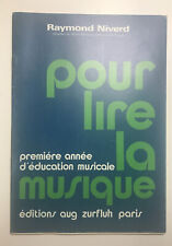 Solfège RAYMOND NIVERD pour lire la musique première année d'éducation musicale