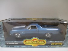 CHEVROLET EL CAMINO SS454 PICK UP Bleu Blue Blau 1970 par ERTL 7263 au 1/18