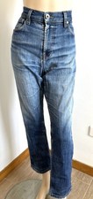 jeans T46 lee cooper vintage coton bleu délavé w36 L34 zip bouton rétro 763!