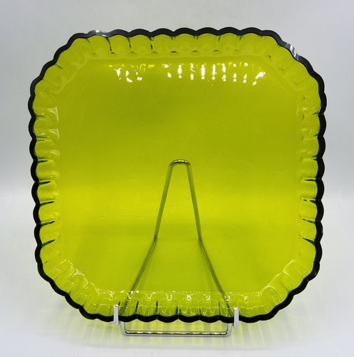 Plateau carré cristal - plateau, en