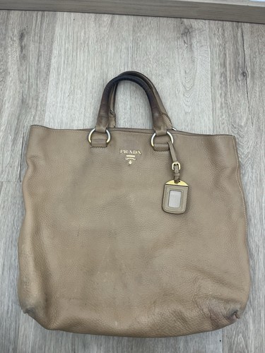 Sac prada beige cuir - sac,