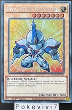 Carte YU-GI-OH! NEOS, HEROS ELEMENTAIRE BLMM-FR003 Secret Rare NEUF