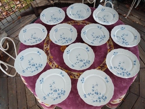 Assiettes plates porcelaine - plates,