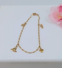 Bracelet maille cheval orné