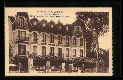 Cpa lépin hôtel chalet - chalet, du