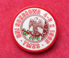Badge Pologne 1985 - Fauconnerie   !