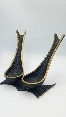 Porte pipe double - pipe, bronze