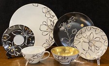6pc Bernardaud “Or Noir”
