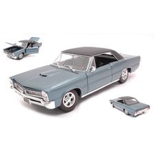 PONTIAC GTO HURST 1965 BLUE 1:18 Maisto Auto Stradali Nouveau modèle