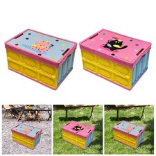 Caisse de camping empilable, pratique, étanche, polyvalente, pliable,