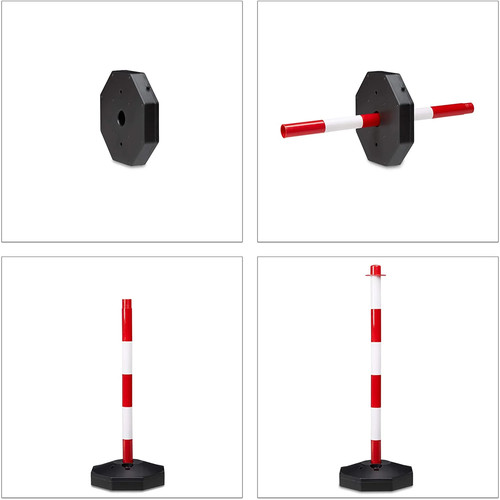 Lot poteaux barrière de - 2,
