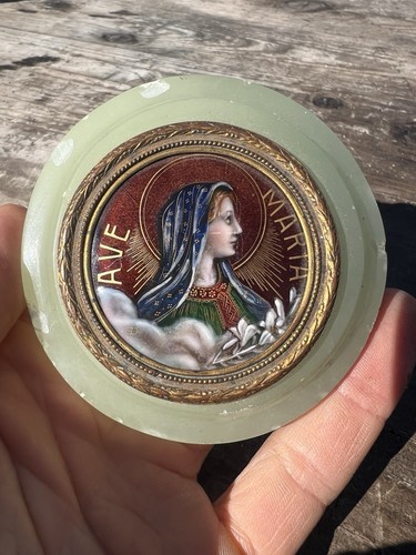 Albatre virgin mary - &, paper