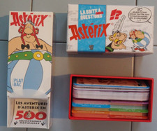 ASTERIX 2 JEUX DE SOCIETE - QUIZ - PLAYBAC + LA BOITE A QUESTION UDERZO 