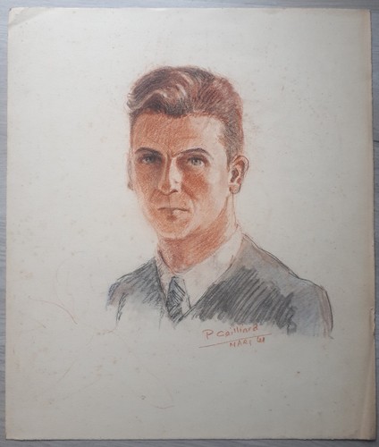 Ancien dessin sur papier - ancien,