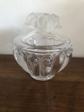 Bonbonnière Boîte À Poudre Lancel Cristal