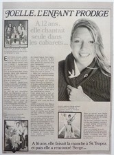 *JOELLE MOGENSEN_IL ETAIT UNE FOIS =   COUPURE DE PRESSE 1 PAGE 1976 / CLIPPING