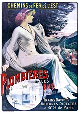 Affiche chemin de fer Est -