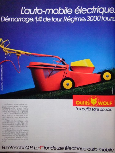 Publicité outils wolf - outils,
