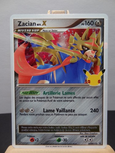 Carte pokémon zacian - zacian, niveau