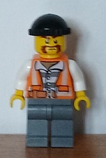 Figurine Lego CITY Ref : cty0701 - Bandit de Ville Masculin - Set : 60137
