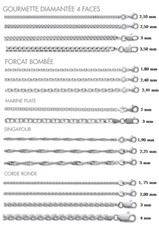 Chaînes Gourmette Forçat