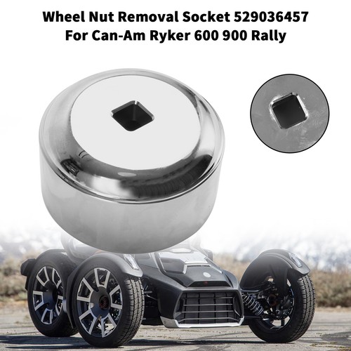 Wheel nut removal socket - removal,