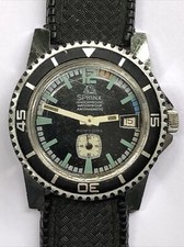 Superbe MONTRE DE PLONGEE vintage SPHINX pour HOMME à restaurer