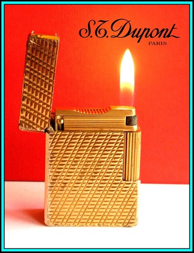 Dupont line 1 small gold - line,
